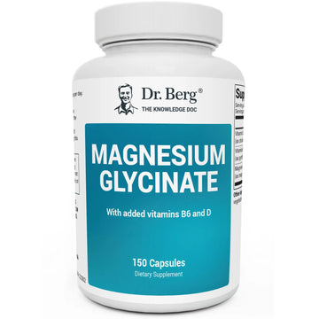 Dr. Berg's Magnesium Glycinate 400mg - Fully Chelated Veg Capsules for Stress Dr. Berg Nutritionals Au supplements