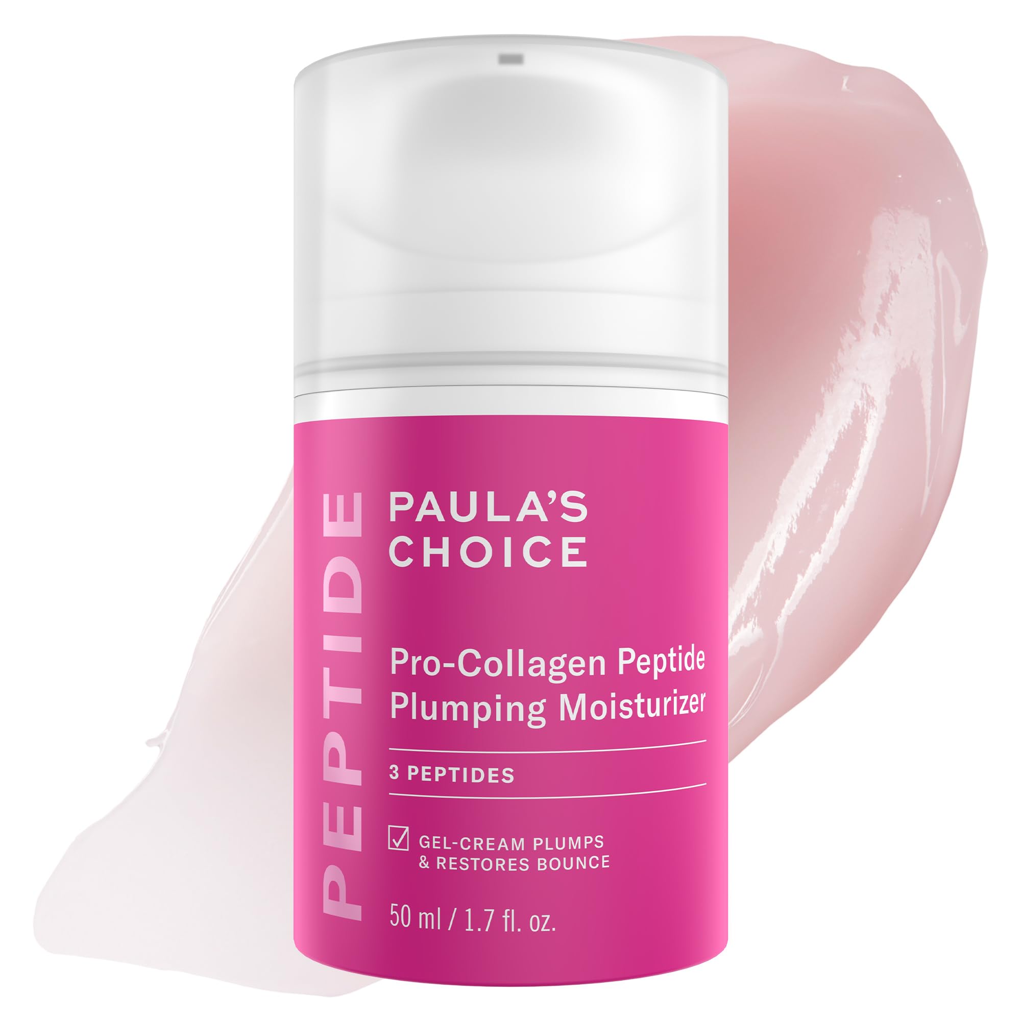 Paula's Choice Pro-Collagen Peptide Plumping Face Moisturizer, Daily Gel Face Cream for Deep Lightweight Hydration, Wrinkles & Loss of Firmness, Fragrance-Free, 1.7 Fl Oz Paula's Choice Au supplements