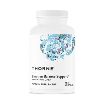 THORNE - Emotion Balance Support - Supports Mood & Stress Management* - Vitamins B6, B12 & C, 5-HTP, GABA, Rhodiola, Folate (5-MTHF) & L-Tyrosine - Third-Party Certified - Gluten-Free - 120 Capsules THORNE Au supplements