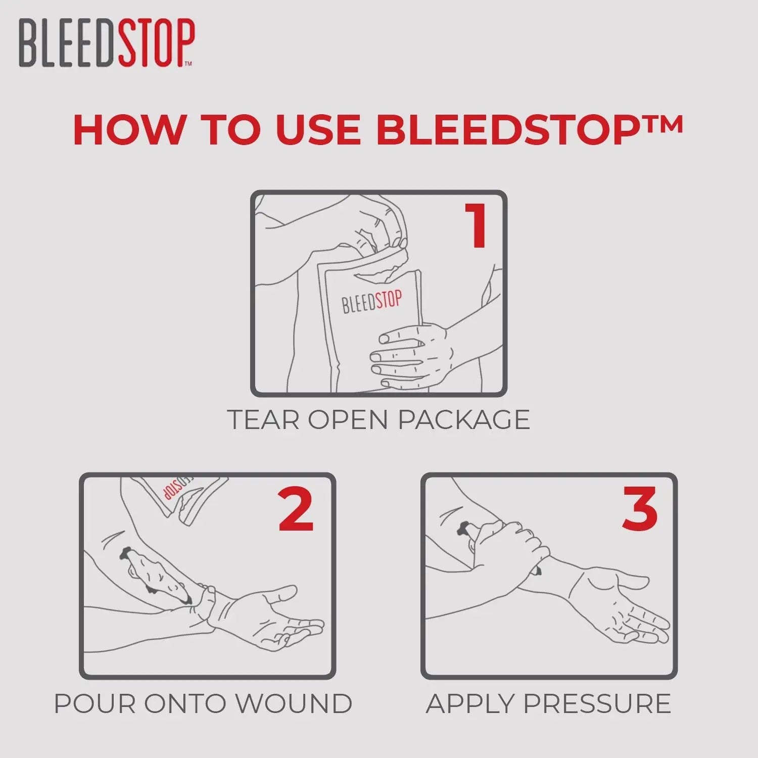 BleedStop™ First Aid Powder for Blood Clotting, Trauma Kit, Blood Thinner BleedStop Au supplements