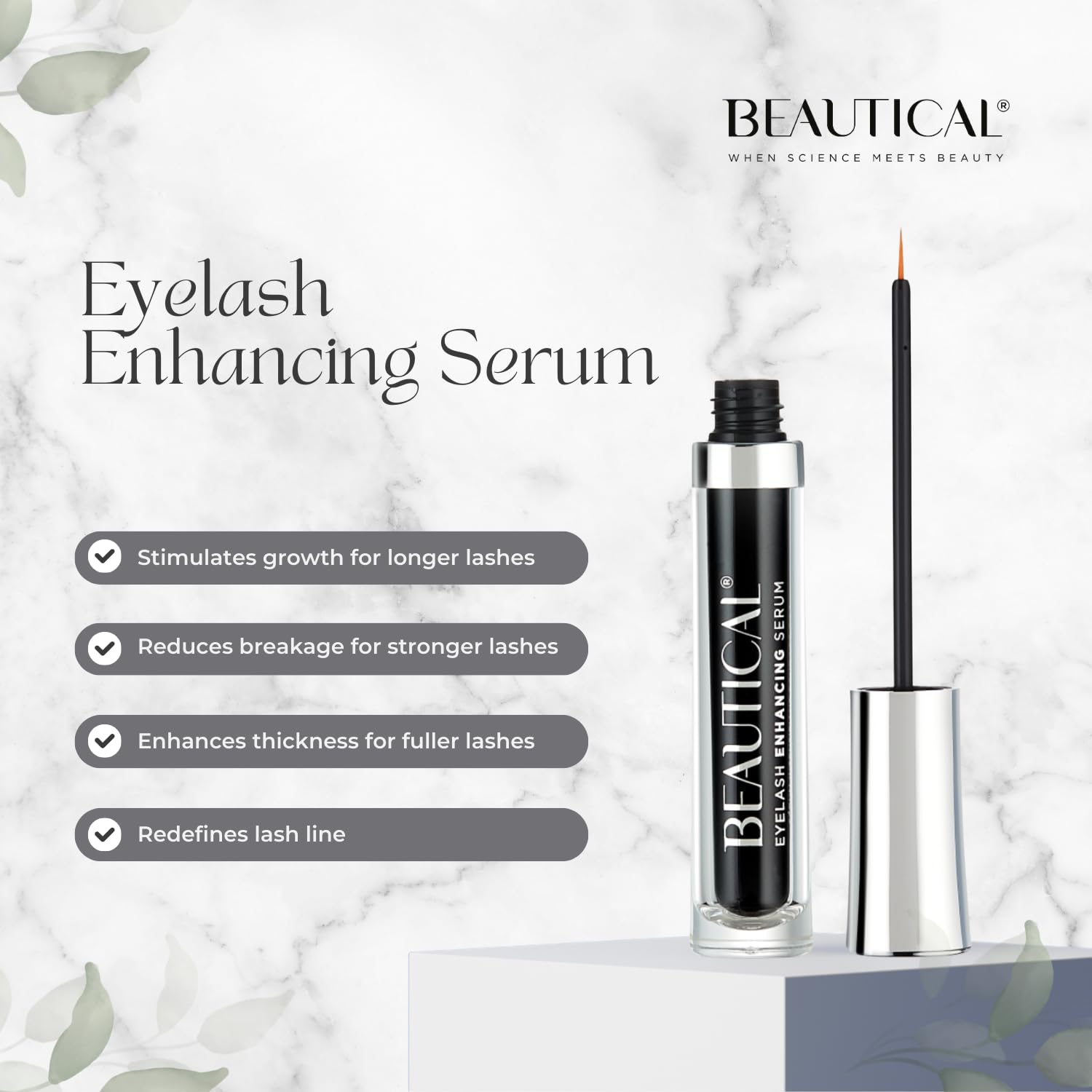 BEAUTICAL Eyelash Serum – Lash Enhancing & Conditioning Formula with Botanical Ingredients for the Appearance of Fuller, Shinier & Healthier-Looking Lashes – Nourishing Lash Care, 3ml BEAUTICAL Au supplements