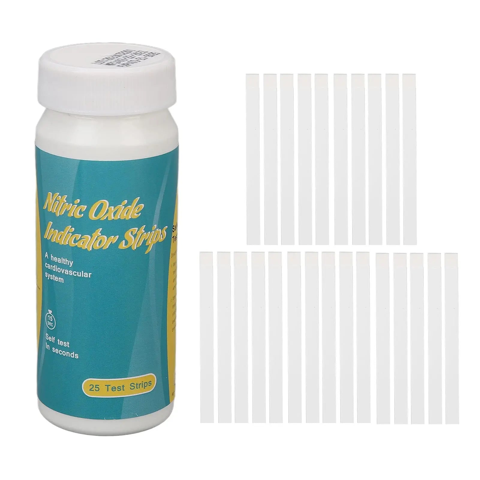 Nitric Oxide Test Strips, 25 Strips Salivary Nitric Oxide Test Strip Instant Results for Daily Kadimendium Au supplements