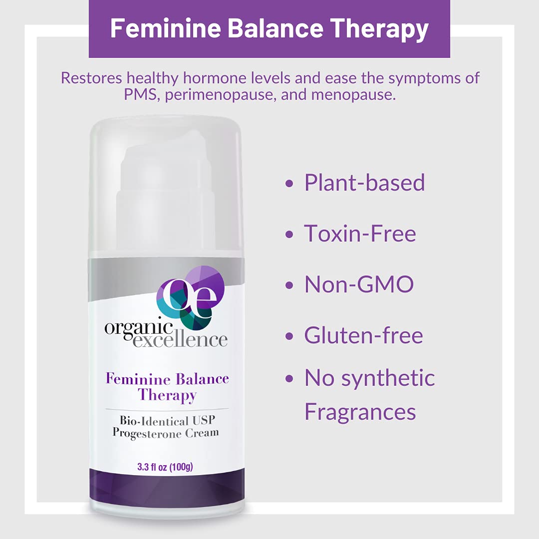 Organic Excellence Feminine Balance Wild Yam & Botanical Cream – Natural Women’s Cream for Everyday Balance – 3.3 fl oz Organic Excellence Au supplements