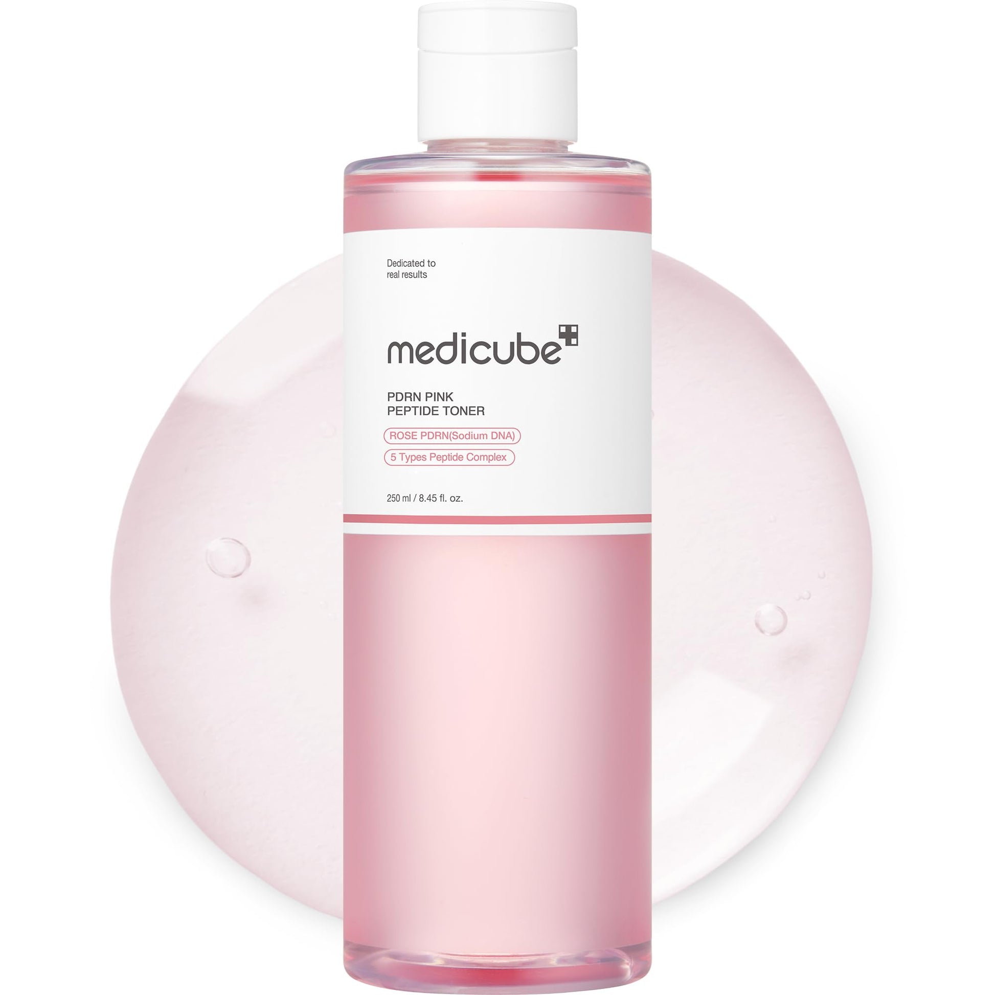 medicube PDRN Toner Rose PDRN Peptide Toner | Lightweight & Watery Type for Skin Boosting, Soothing and Calming, Uneven Skin Tone | with Rose, Peptide, Niacinamide | Korean Skincare, 8.45 fl.oz medicube Au supplements