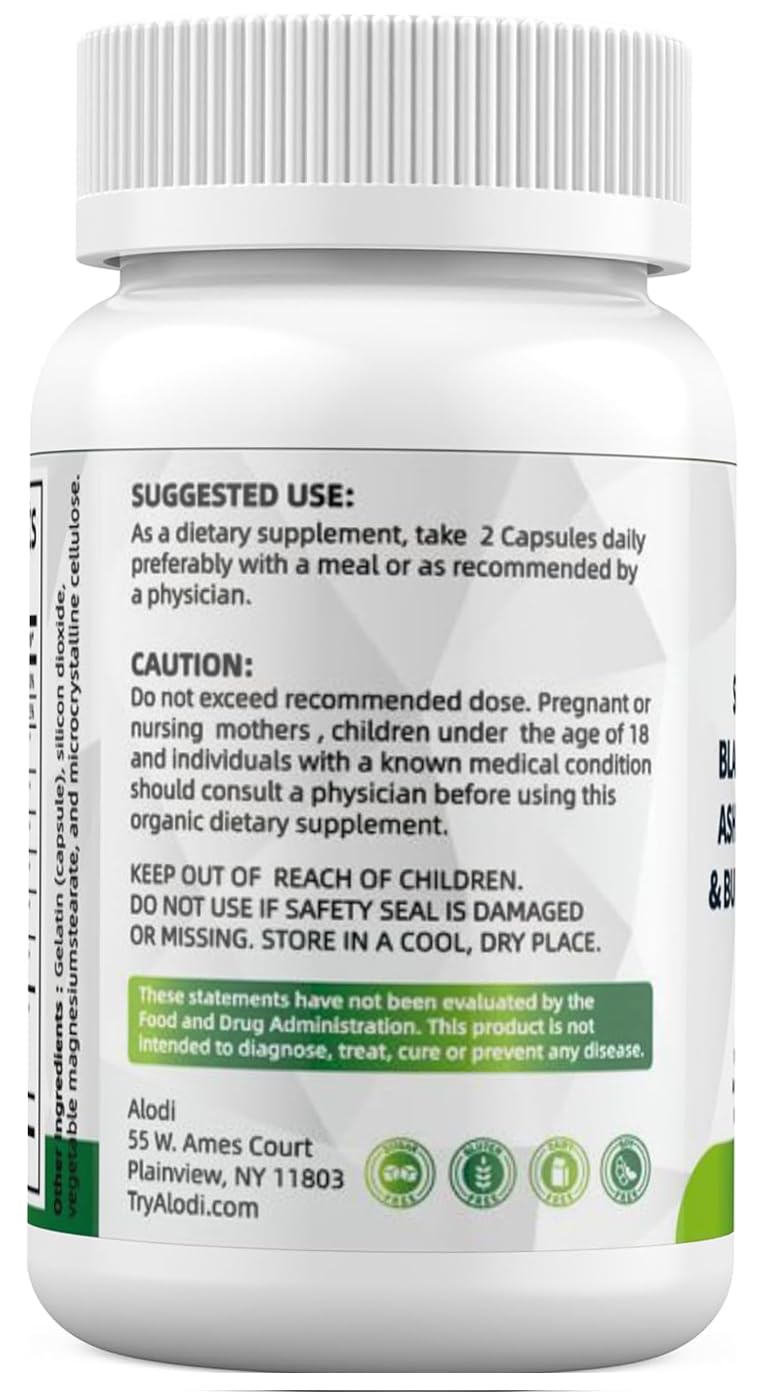 ALODI Super Seaweed Blend Supplement - Contains KSM-66 Ashwagandha, Black Seed Oil, Burdock Root, Kelp, Supports Digestion, Sleep, and Immune Health ALODI Au supplements