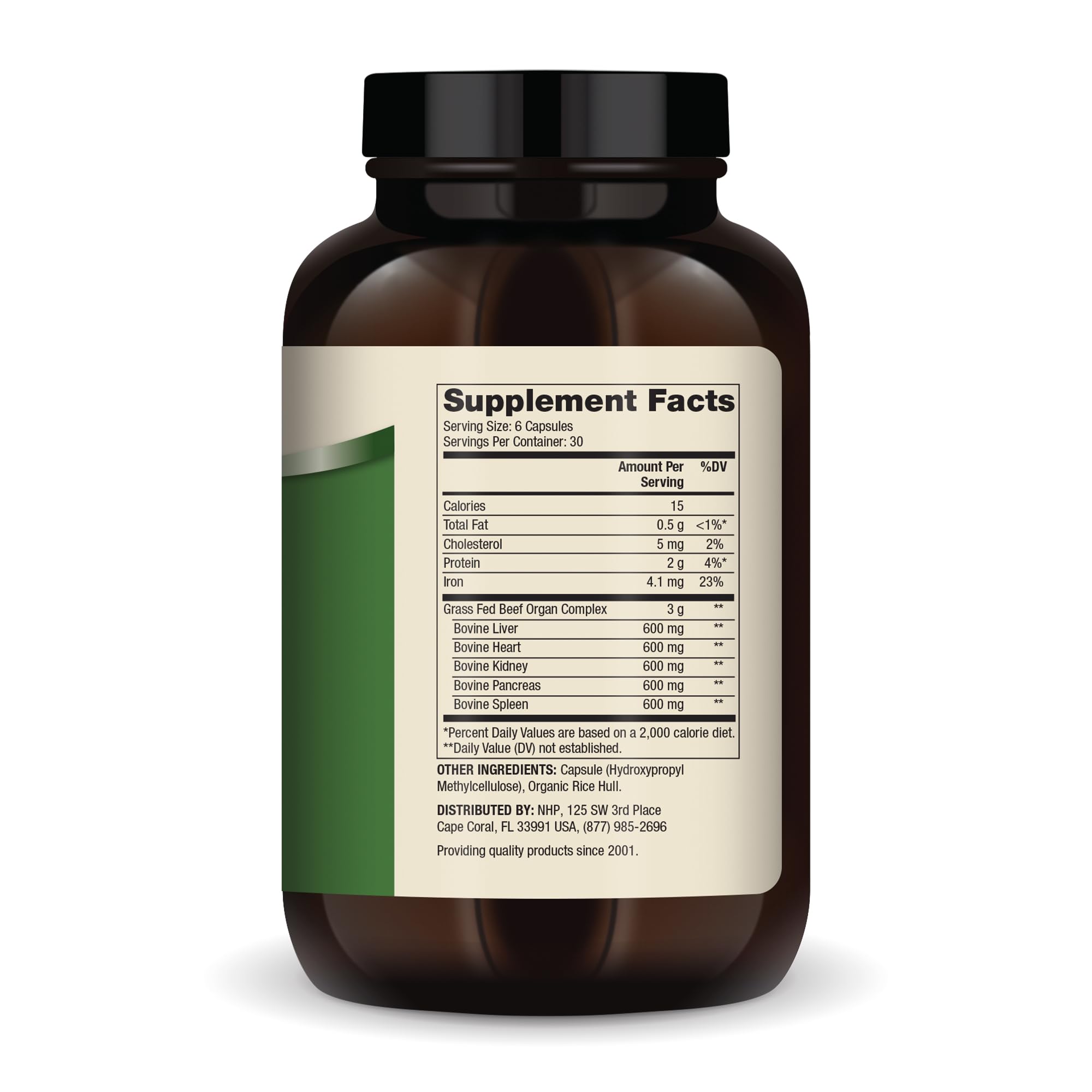 Dr. Mercola Grass Fed Beef Organ Complex - Supports Whole Body Wellness - Freeze-Dried Organ Blend - Non-GMO - Gluten-Free - 180 Capsules Dr. Mercola Au supplements