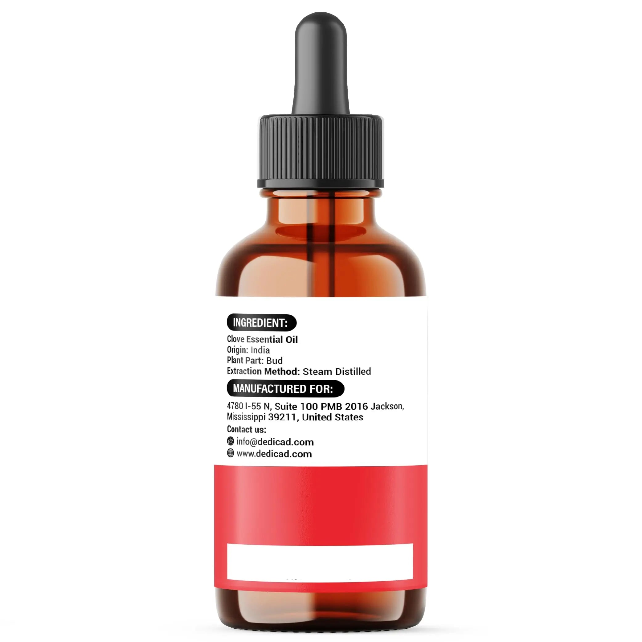 DEDICAD - 1 FL Oz - 30ml - Clove Essential Oil Supplement – for Toothache, Oral Care, Skin & Hair – Clove Oil Organic DEDICAD Au supplements