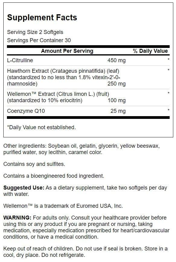 Swanson Healthy Blood Flow 60 SGELS Swanson Au supplements