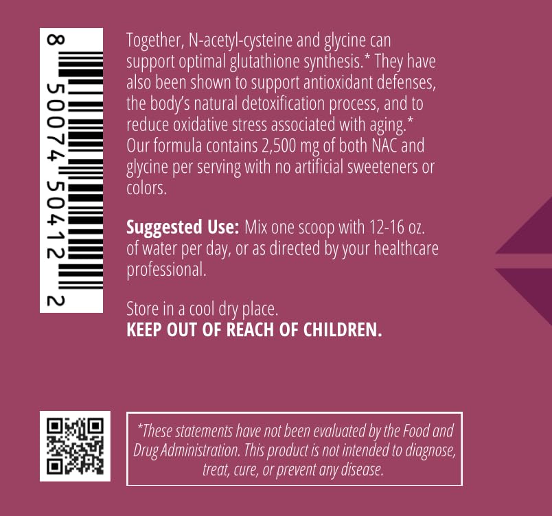 Apeiron Elementals NAC + Glycine Powder - 2500mg - Glutathione Production, Immune Support, & Cellular Energy Apeiron Elementals Au supplements