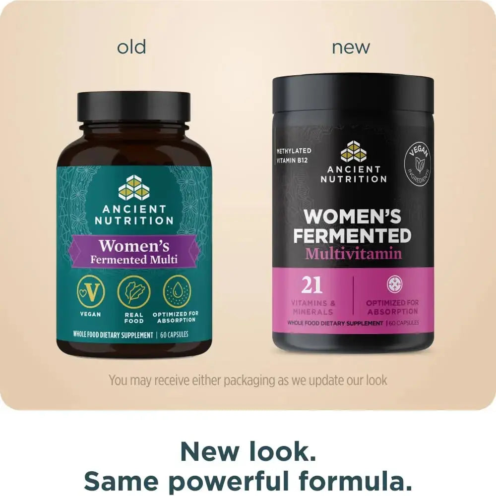 Ancient Nutrition Multivitamin for Women, Women's Fermented Multivitamin with Vitamin C, D, K, Zinc & Magnesium Ancient Nutrition Au supplements