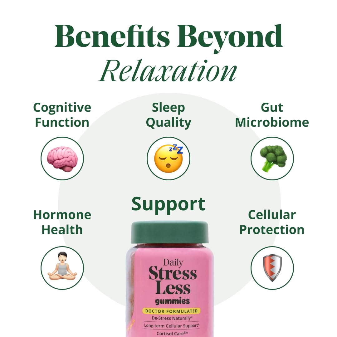 Semaine Stress Less Gummy with Cortisol Care™ 60 Count – Daily Support for Stress, Mood & Sleep Semaine Au supplements