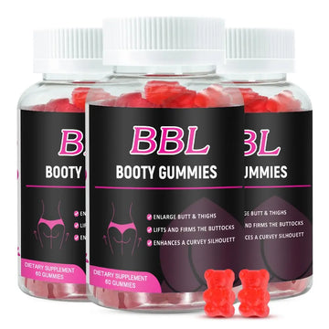 Aromlife BBL Gummies for Women, Pack of 3, Bear Shape Booty Gummies with Herbal Ingredients, BBL Vitamin Gummy with Fenugreek, Asian Ginseng, Motherwort, Saw Palmetto, Anise Seed & Vitamin C Aromlife Au supplements