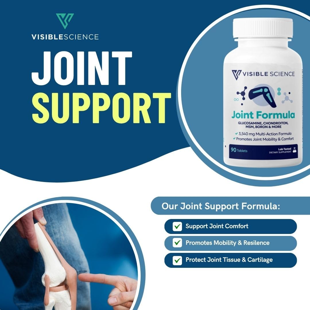 Visible Science Joint Formula – Advanced Joint Support with Herbal Blend & Antioxidants, Tablets 90ct Visible Science Au supplements