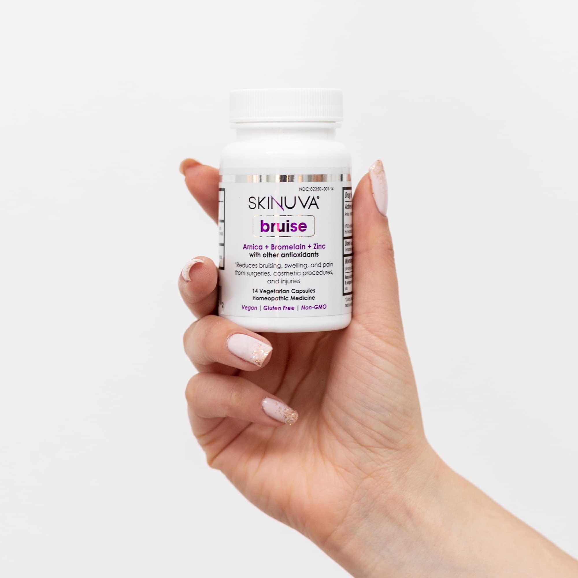 Skinuva® Bruise - Supplement for Bruising and Swelling - A Homeopathic Bruise Remedy Formulated with Arnica, Bromelain & Zinc - 14 Capsules (7-Day Treatment) Skinuva Au supplements