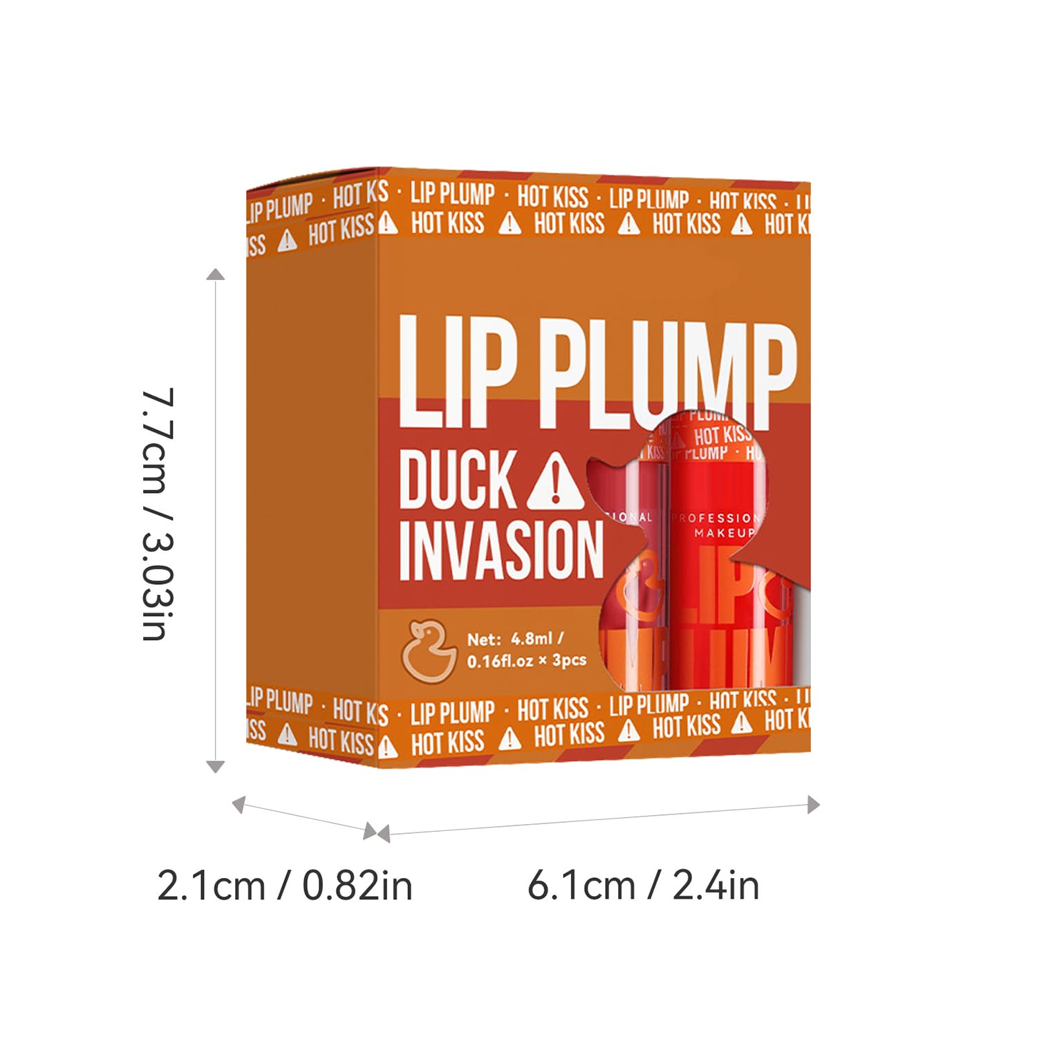 GHFCZOO 3 Colors Duck Lip Plumper Gloss, Hydrating Glitter Shine Primer Lip Tint, Non-Sticky Korean Plumping Lip Oil, Moisturizing Tinted Lip Balm for Sexy, Glossy Lips (Set A, 3pcs/set) GHFCZOO Au supplements