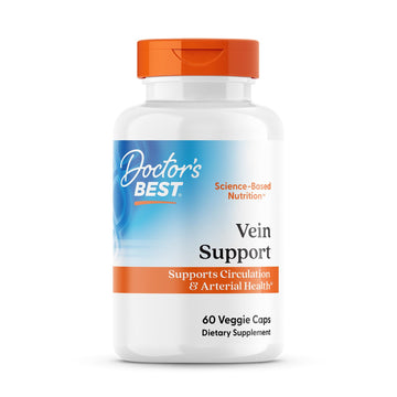 Doctor's Best Vein Support Supplement - Contains Diosmin & Hesperidin, Circulation Support for Legs & Feet, for Men & Women, Formula with Vitamin K2 & Natural Orange Extract, Vegan - 60 Veg Caps Doctor's BEST Au supplements