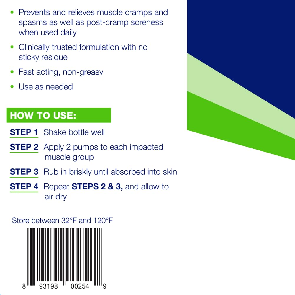 Theraworx Relief for Muscle Cramps Foam Fast-Acting Muscle Spasm, Leg Soreness with Magnesium Sulfate - 17.1 oz - 1 Count Theraworx Au supplements