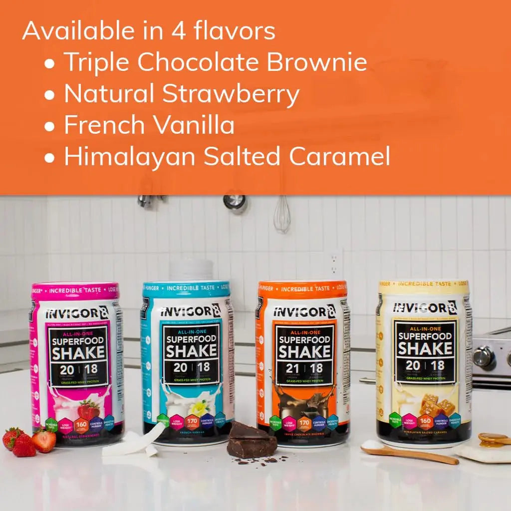INVIGOR8 Superfood Grass Fed Whey Protein Isolate Shake Himalayan Salted Caramel INVIGOR8 Au supplements