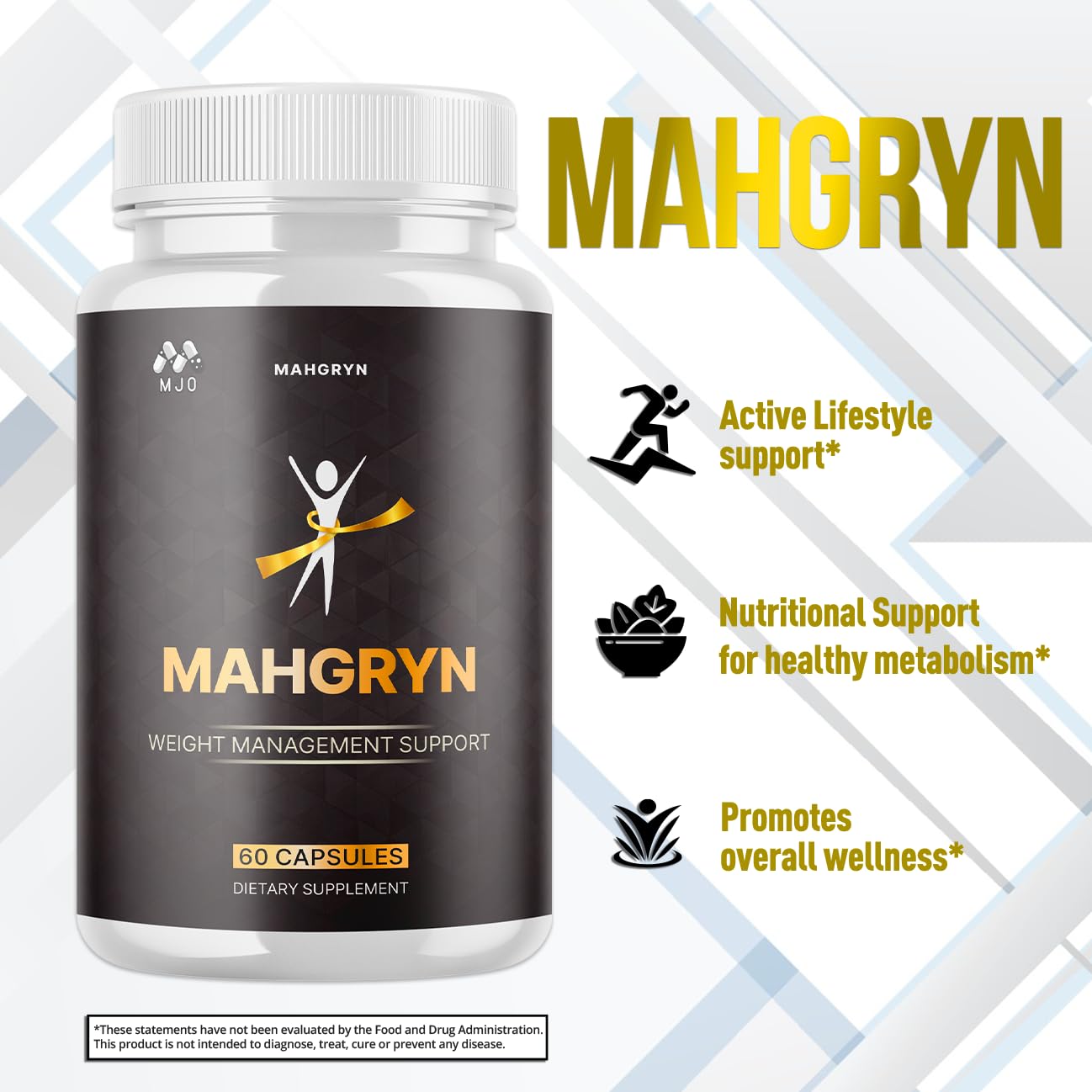 (3 Pack) Mahgryn Capsules, Official Mahgryn Pills with All Natural Ingredients, Advanced Overall Health and Wellness Vitamin Supplement Formula for Maximum Strength Multivitamin Support (180 Capsules) MJO Au supplements