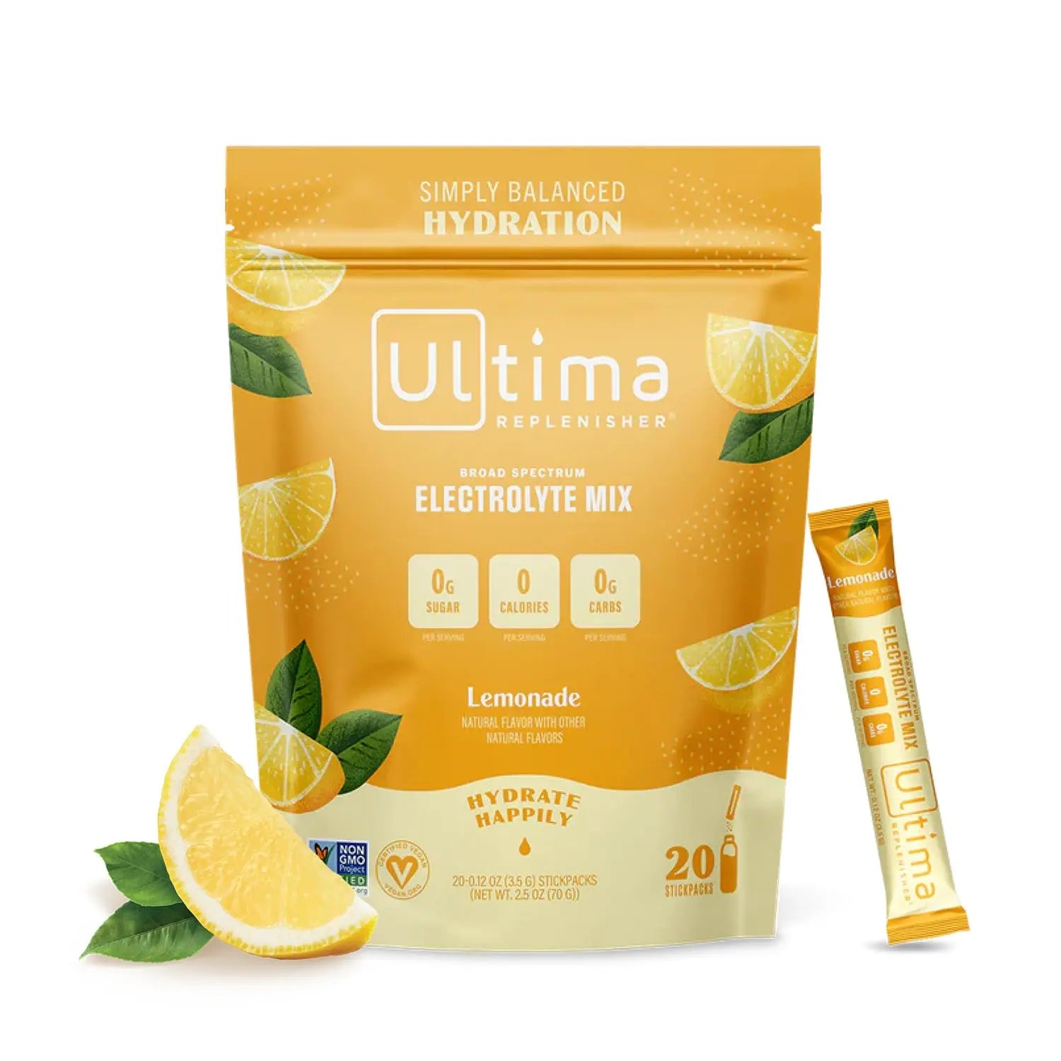 Ultima Replenisher Daily Electrolyte Drink Mix – Lemonade, 20 Stickpacks – Hydration Ultima Replenisher Au supplements