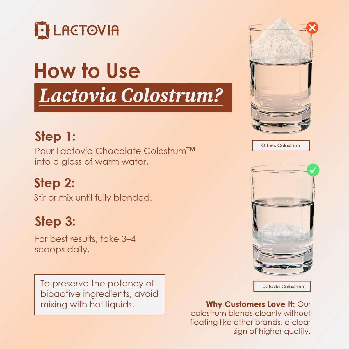 LACTOVIA Bovine Colostrum Powder – Chocolate Flavor | Grass-Fed Colostrum Supplement | Gut & Immune Health Support | Keto, Gluten & Fat-Free | for Women & Men LACTOVIA Au supplements