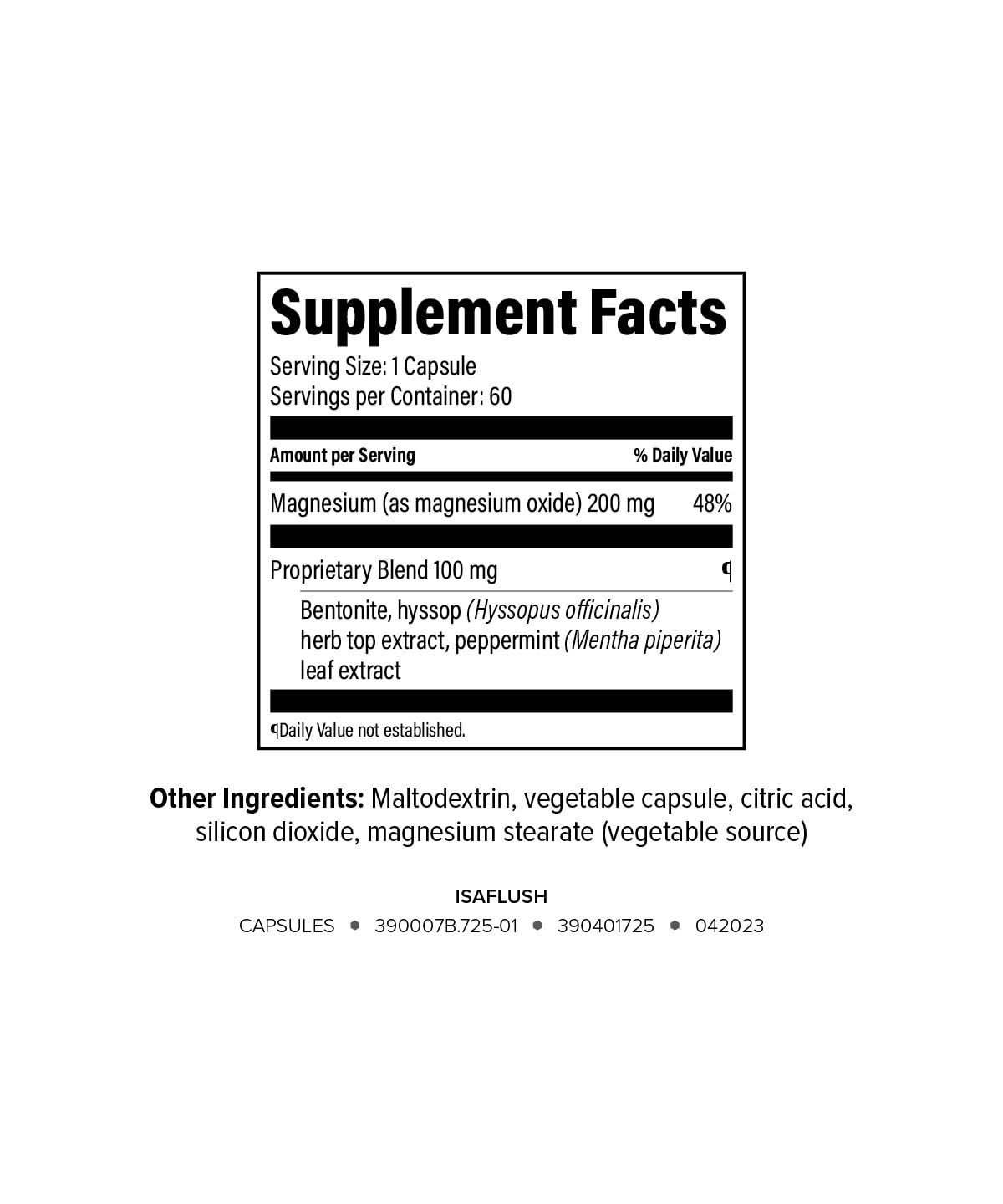 Isagenix IsaFlush - Gentle Digestive Support with Balanced Minerals Encouraging Regularity - No Harsh Laxatives - 60 Capsules Isagenix Au supplements