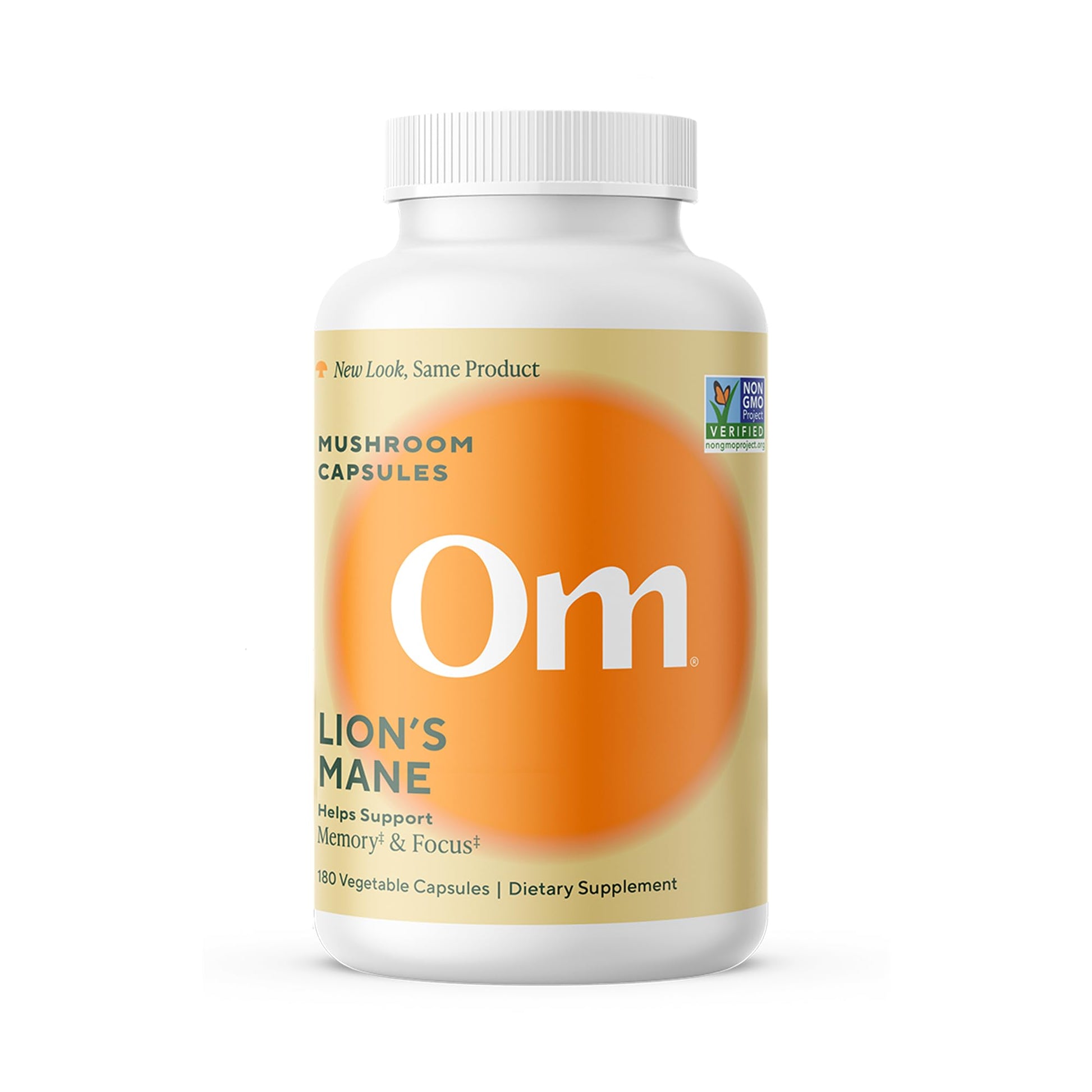 Om Lion’s Mane Mushroom Capsules - Organic Mushroom Supplement and Nootropic - Brain Supplements for Memory and Focus, 180 Count (60 Servings) OM MUSHROOM SUPERFOOD Au supplements
