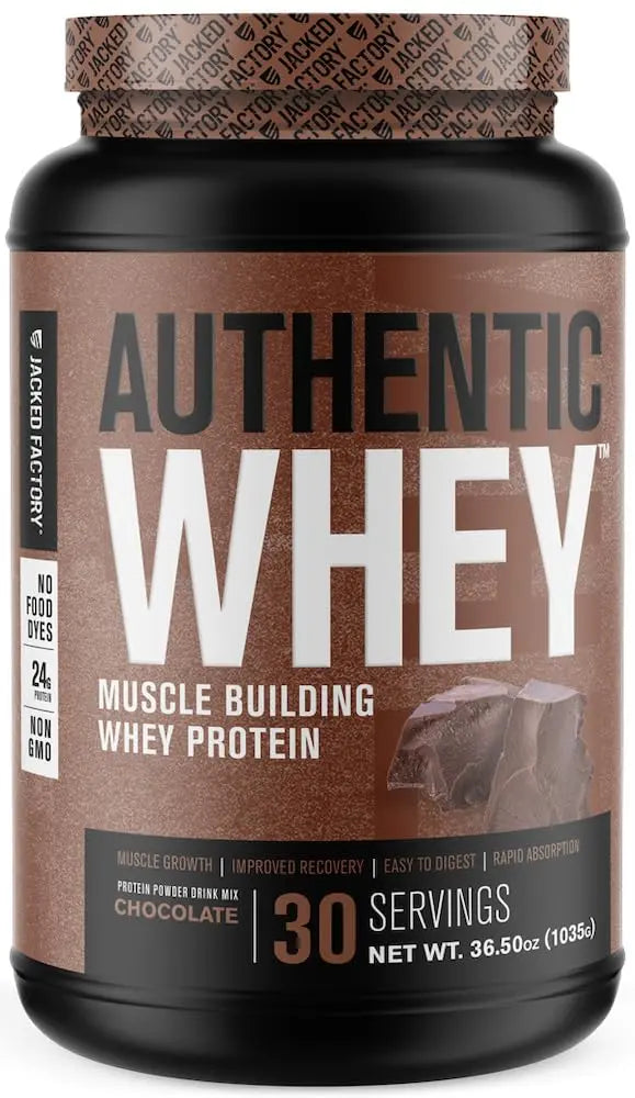 Jacked Factory Authentic Whey Muscle Building Whey Protein Powder - Low Carb Jacked Factory Au supplements