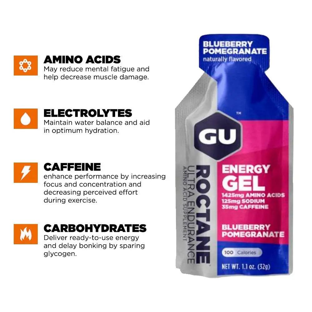 GU Energy Roctane Ultra Endurance Energy Gel, Quick On-The-Go Sports GU Energy Au supplements