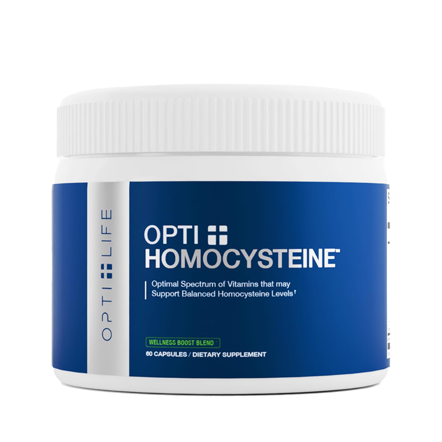 Opti + Homocysteine Capsules | Daily Brain and Heart Health Supplements* | Brain Supplement with Methylcobalamin & Methylfolate | 60 capsules/30 Servings Opti + Life Au supplements
