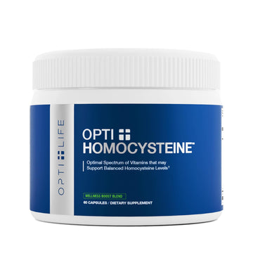 Opti + Homocysteine Capsules | Daily Brain and Heart Health Supplements* | Brain Supplement with Methylcobalamin & Methylfolate | 60 capsules/30 Servings Opti + Life Au supplements