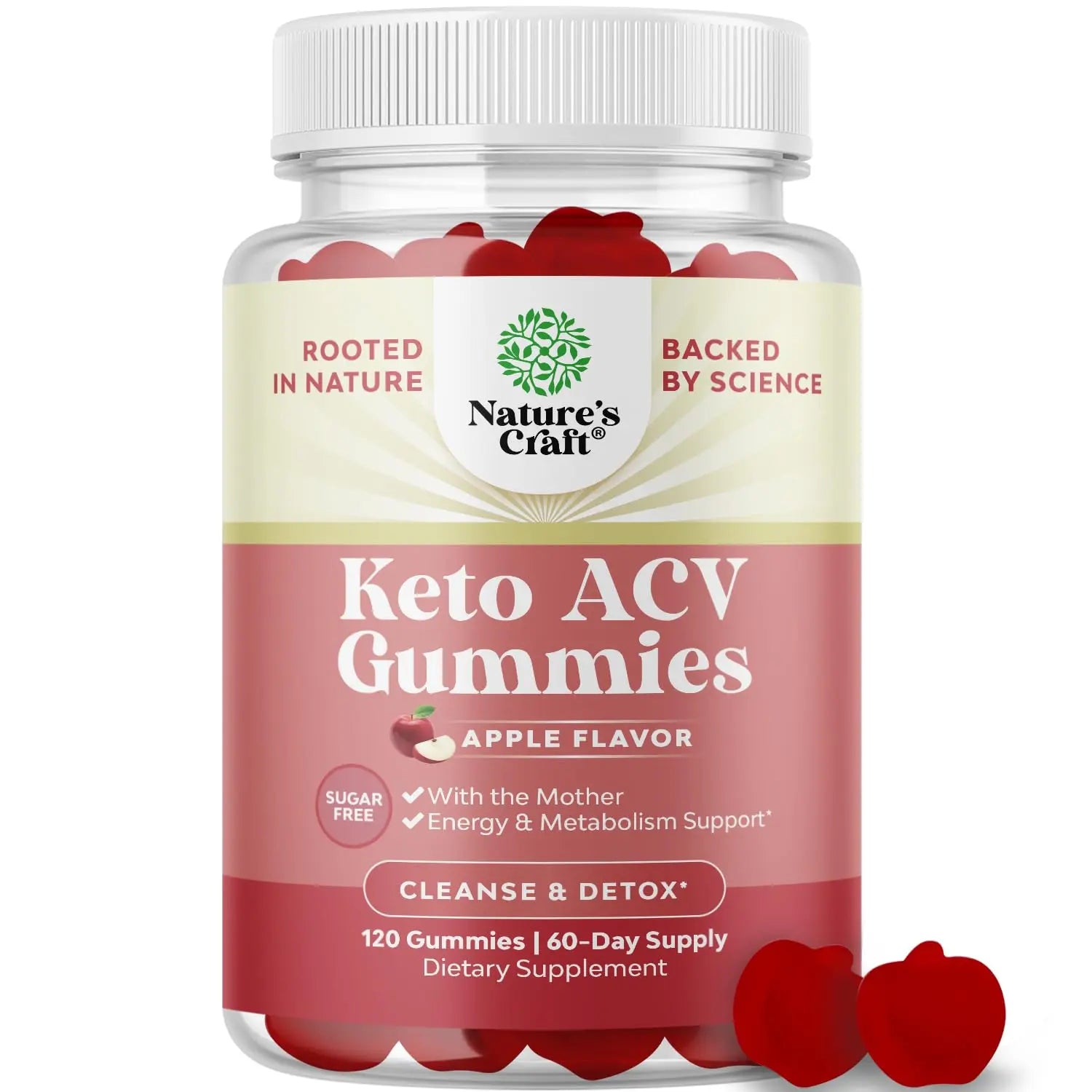 Vegan Advanced Keto ACV Gummies - Keto Apple Cider Vinegar Gummies Sugar Free Natures Craft Au supplements