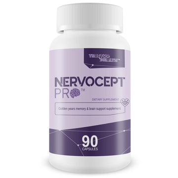 Nervocept Pro - Our Best Nerve Support Capsules - Lions Mane, Magnesium, Vitamin B For Nerve Repair - Vitamin D for Nerves - Lions Mane Memory & Nerve Support - Vitamin B12 Nerve Support True You Health Au supplements