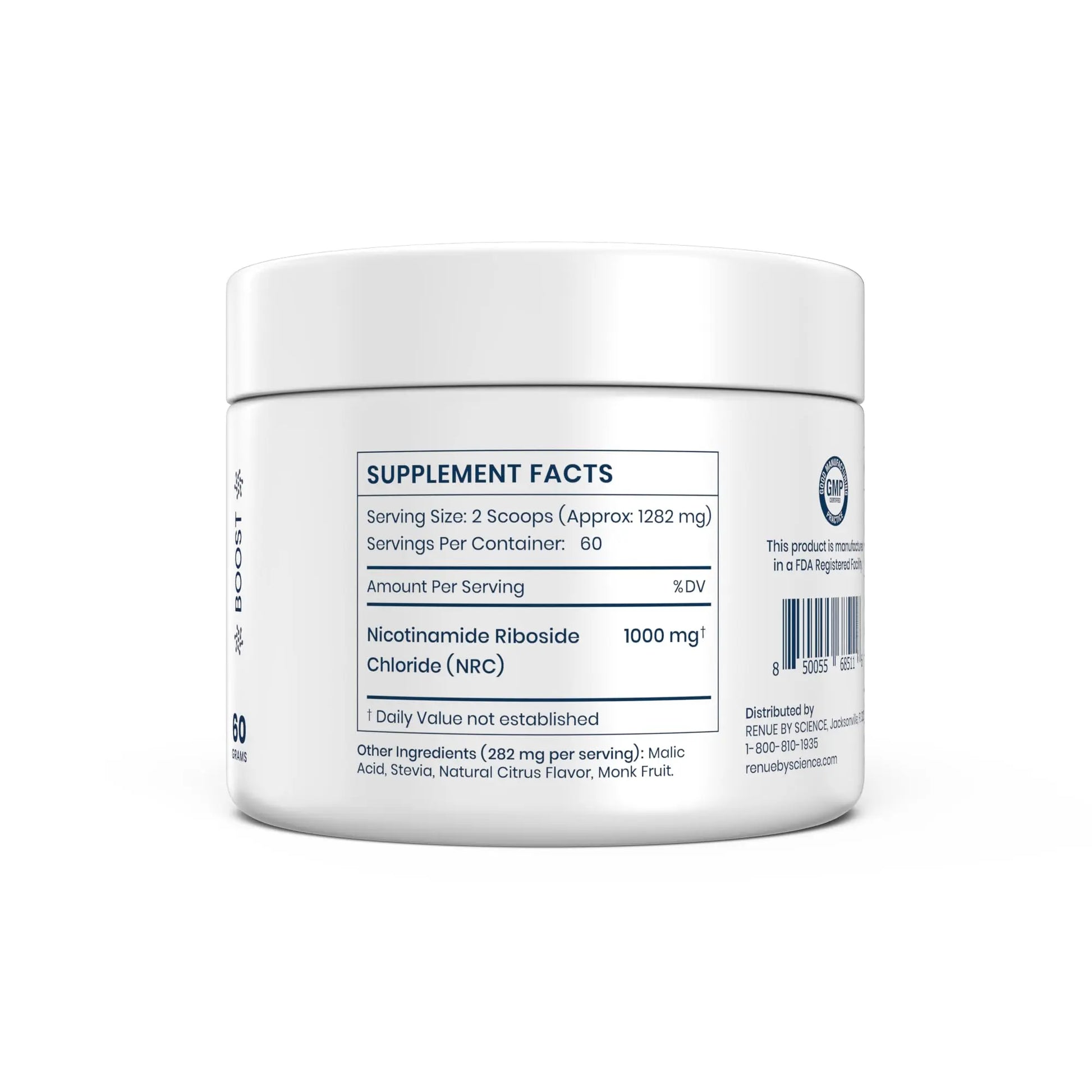 Renue By Science Nicotinamide Riboside | 1000mg Nicotinamide Powder - High Strength NR NAD Powder Sublingual Citrus Burst Flavor | Manufactured in The USA & Third-Party Tested | 60 Servings Renue By Science Au supplements