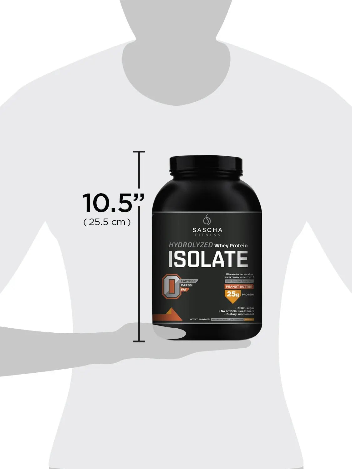 SASCHA FITNESS Hydrolyzed Whey Protein Isolate,100% Grass-Fed ,2.3 Pounds SASCHA FITNESS Au supplements