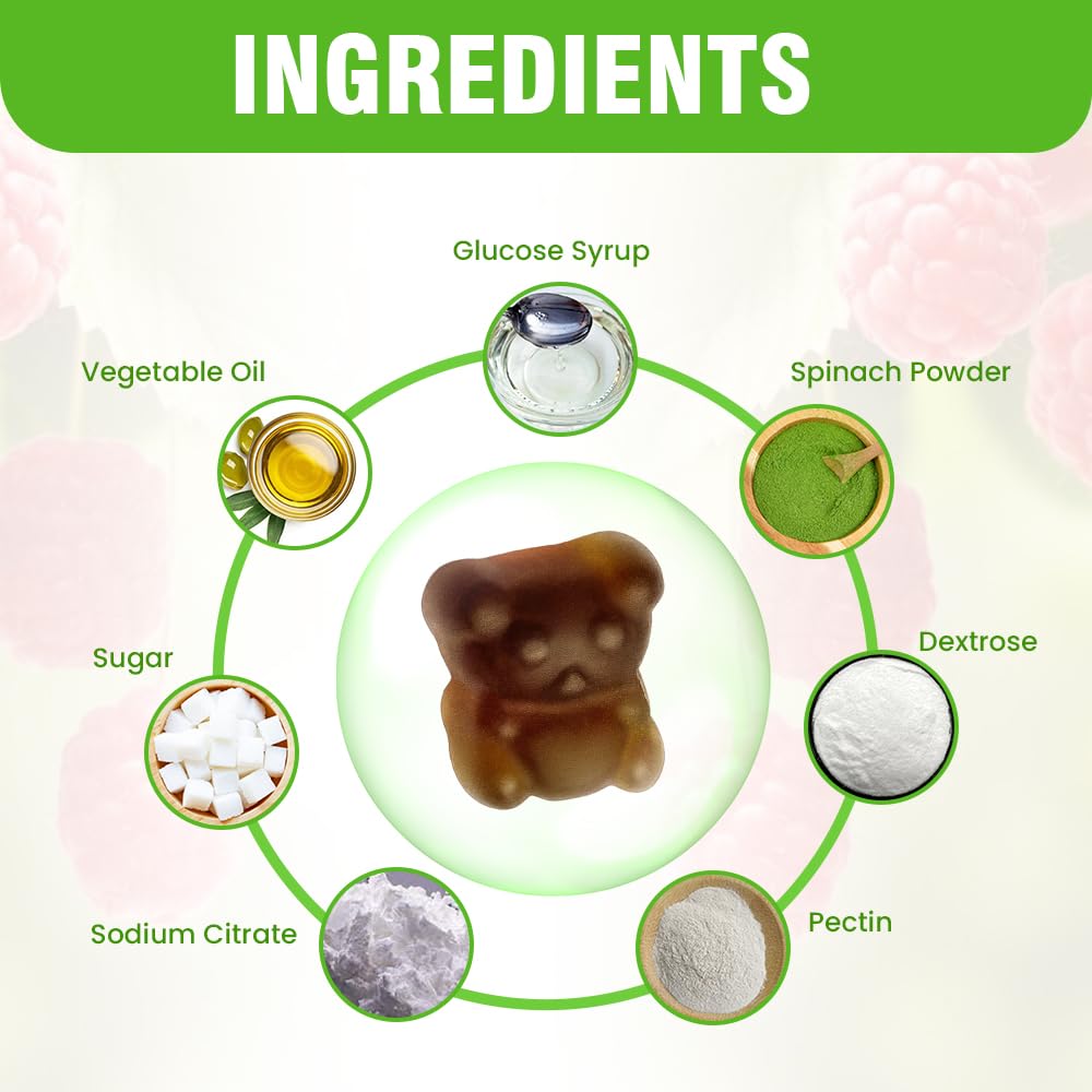 Safrel Irish Sea Moss Gummies 3000mg with Bladderwrack and Burdock Root, Thyroid Energy and Immune Support, Vegan Raspberry Flavor, 60 Gummies Safrel Au supplements