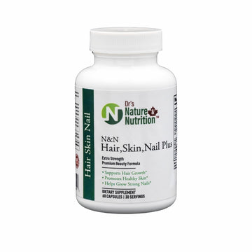 Dr's Nature & Nutrition Hair, Skin & Nail Plus Vitamin Supplement with Biotin 5000mcg, Bamboo Extract, Collagen Support - Extra Strength Beauty Supplement for Men and Women - 60 Capsules Dr's Nature & Nutrition Au supplements
