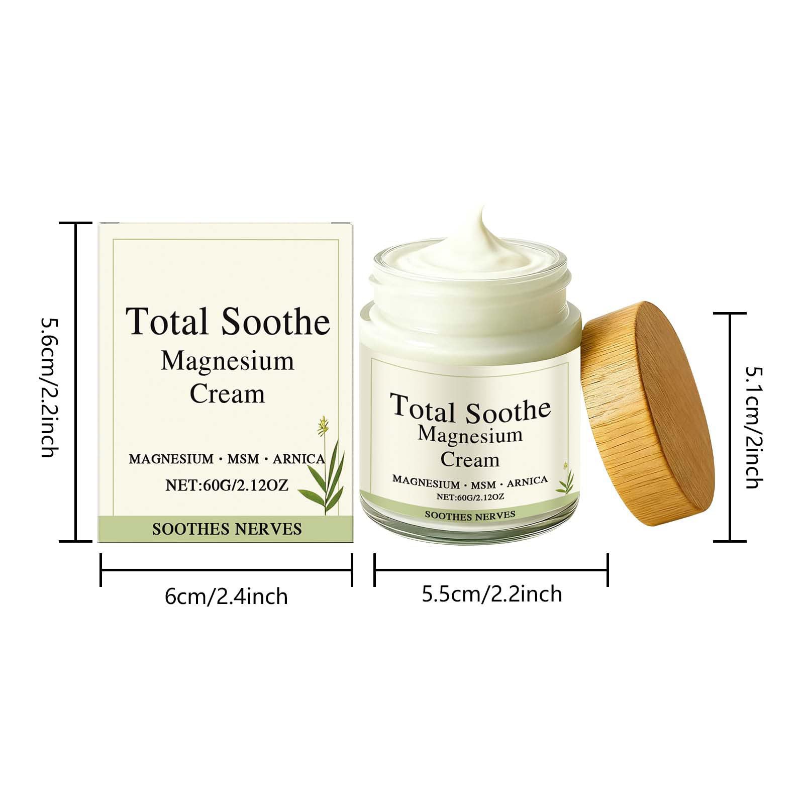 TotalRelief Magnesium Cream - MSM & Arnica – Fast Absorbing, Joint Relief Cream with Mineral Delivery Formula,Non-Greasy Topical for Everyday Joint & Muscle Comfort Generic Au supplements