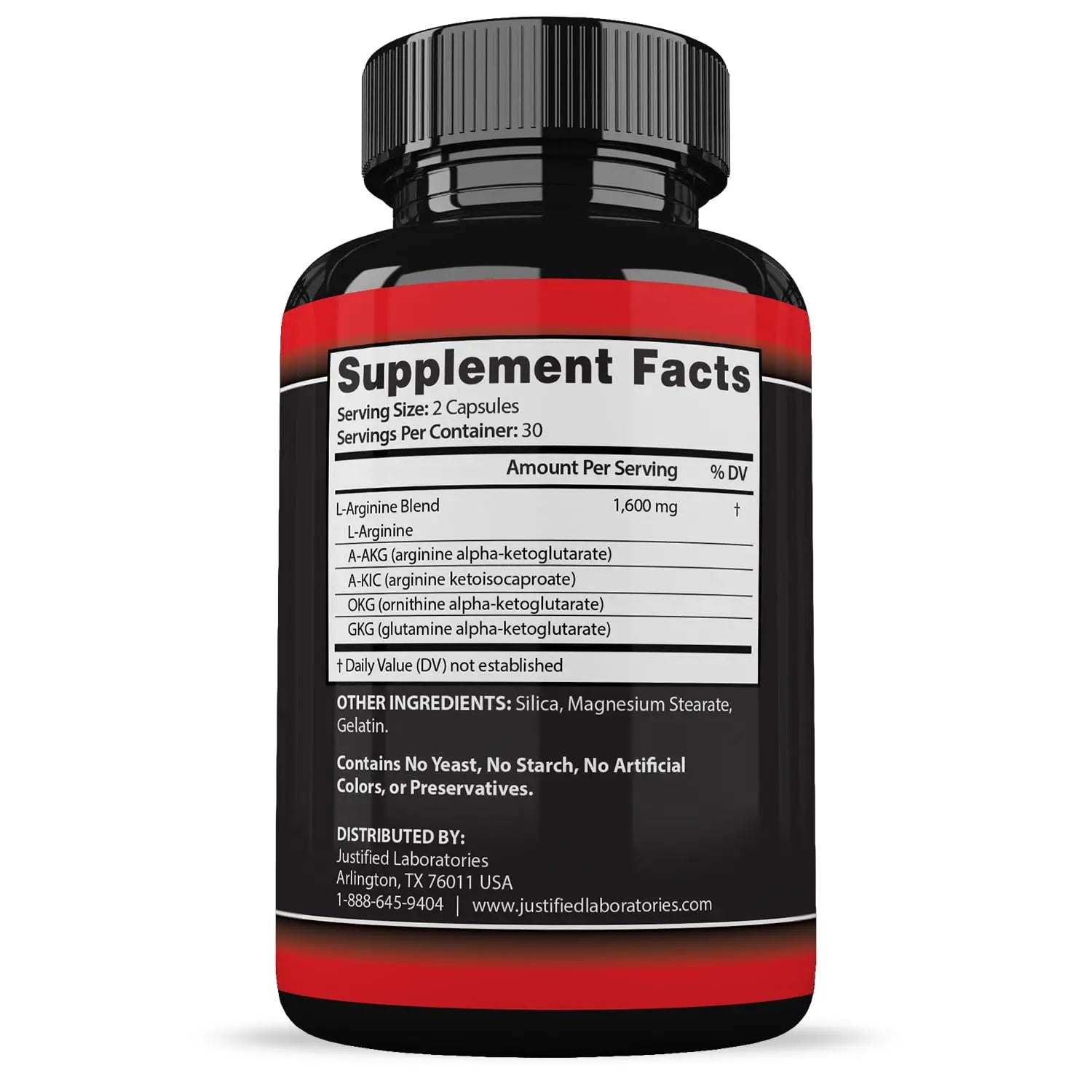 Nitric Oxide Xtreme 5000 Advanced Men's Heath Formula 60 Capsules Justified Laboratories Au supplements