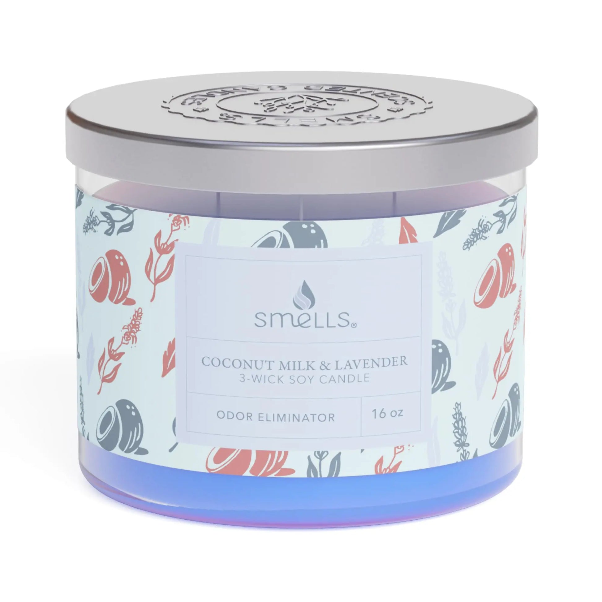 Smells - Odor Eliminator - Premium Soy Wax Jar Scented Candle 12oz. and 16oz. - 100% Cotton Single Wick SmellS Au supplements