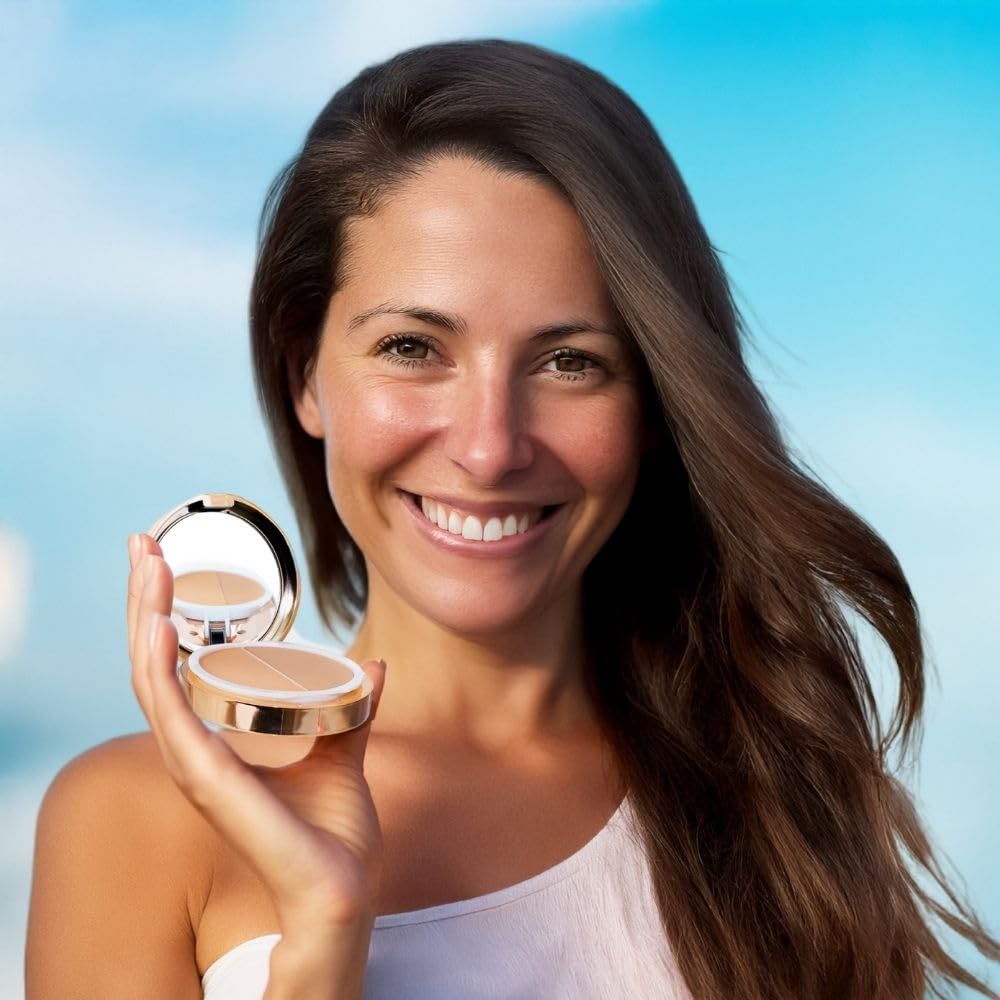 Emani Blush & Bronzer - Natural Mineral Pressed Bronzer for Face - Radiant Skin Blush for Sun Kissed Glow, All Skin Types including Sensitive Skin, Copacabana Emani Au supplements