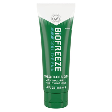 Biofreeze Gel Menthol Pain Relieving Colorless Gel 4 FL OZ Tube For Pain Relief Associated With Sore Muscles, Arthritis, Simple Backaches, And Joint Pain Biofreeze Au supplements