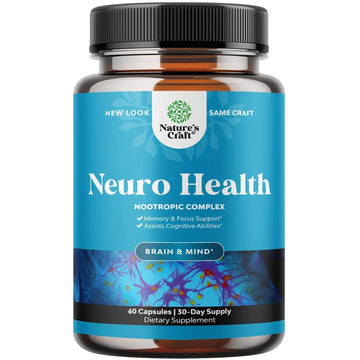 Nootropics Brain Support Supplement - Mental Focus Nootropic Memory Supplement Huntington Labs Au supplements