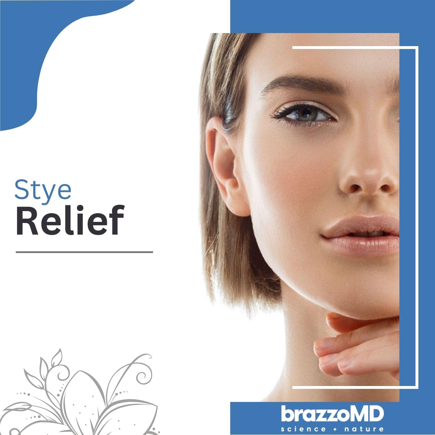 brazmedics brazzoMD Stye Relief - Physician-formulated - Assists Chalazions, Made with Arnica & Calendula 1.0 Fl Oz. brazmedics Au supplements