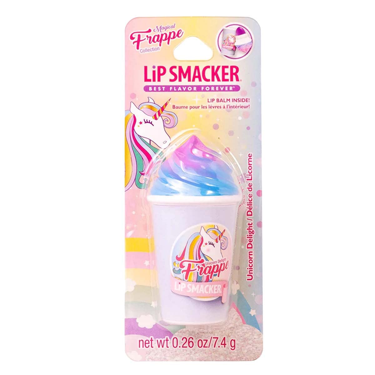 Lip Smacker Frappe Cup Lip Balm, Moisturizing, Soothing Fun Tasty Flavors - Unicorn Lip Smacker Au supplements
