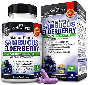 Elderberry with Zinc and Vitamin C for Adults - Immune Support Vitamins BioSchwartz Au supplements