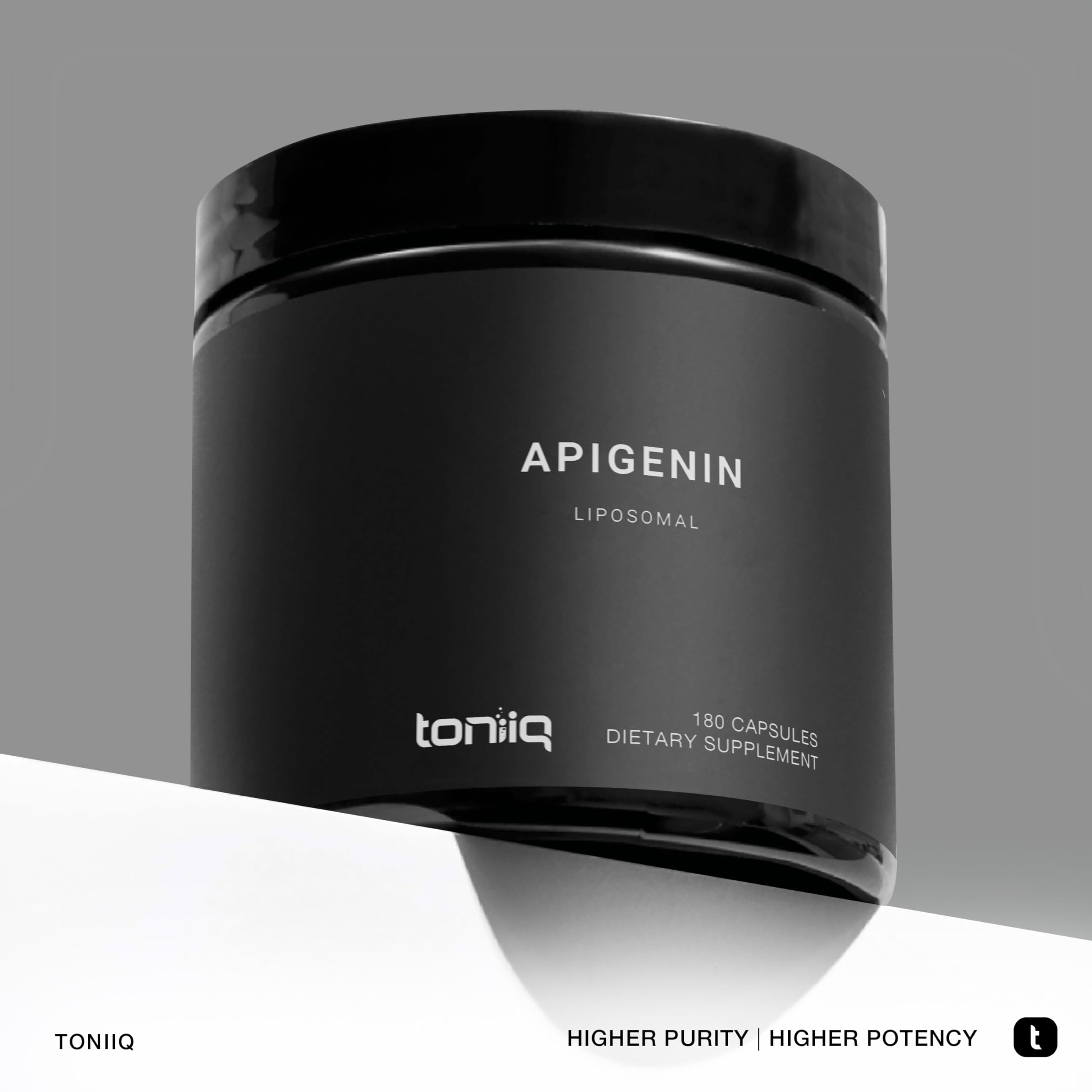Toniiq Ultra High Strength Liposomal Apigenin - 100mg Formula - Highly Bioavailable for Superior Absorption - 180 Vegetarian Capsules Toniiq Au supplements