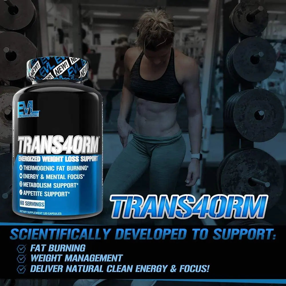 EVL Thermogenic Fat Burner Support - Fast Acting Weight Loss Energy and Appetite Evlution Au supplements