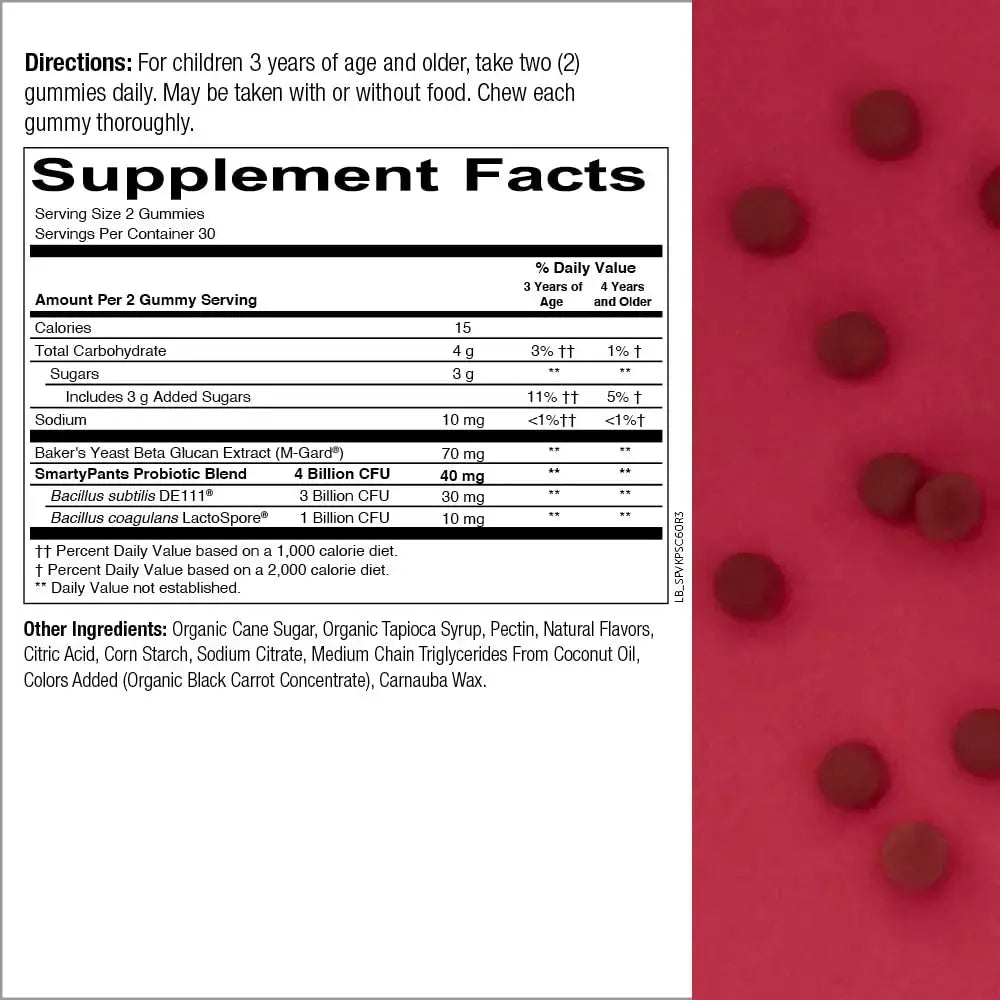 SmartyPants Teen Guy Multivitamin Gummies: Omega 3 Fish Oil (EPA/DHA) & Kids Probiotic Immunity Gummies: Prebiotics & Probiotics for Digestive Health and Immune Support Supplement SmartyPants Au supplements