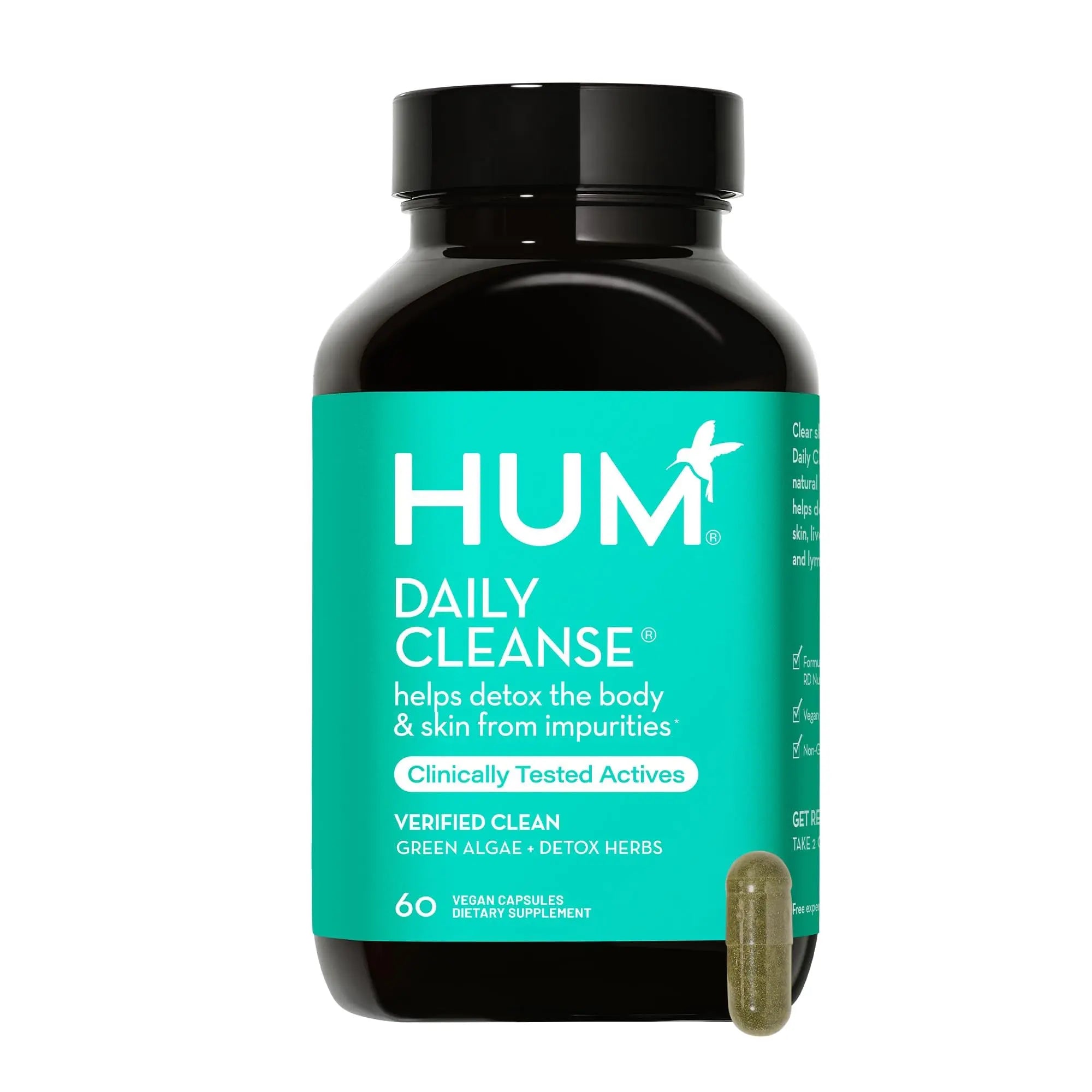 HUM Daily Cleanse Acne Supplements - Support for Clear Skin & Improved Digestion HUM Au supplements
